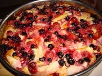 Яркий красочный пирог идеален к чаю! Заряд витаминов вам обеспечен!