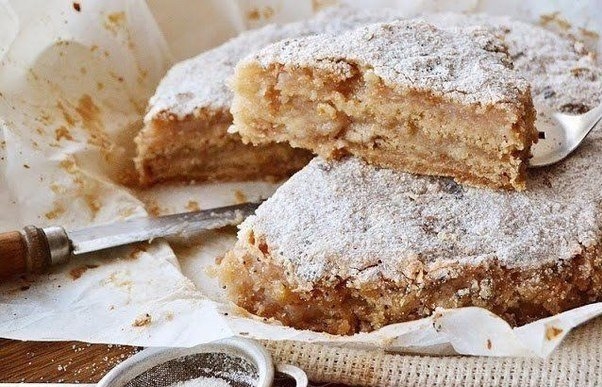 Простой яблочный пирог, а какой вкусный! Приготовьте обязательно!