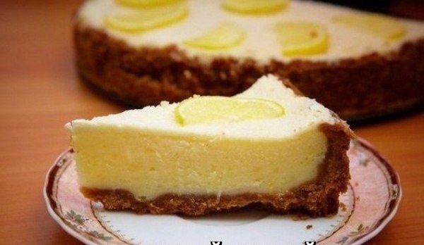 Нежный лимонный чизкейк порадует всех гостей! Приготовьте, не пожалеете!
