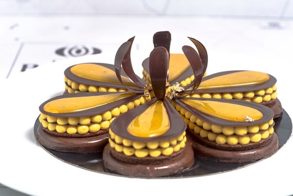 Шоколадный тарт “Цветок Лотоса”