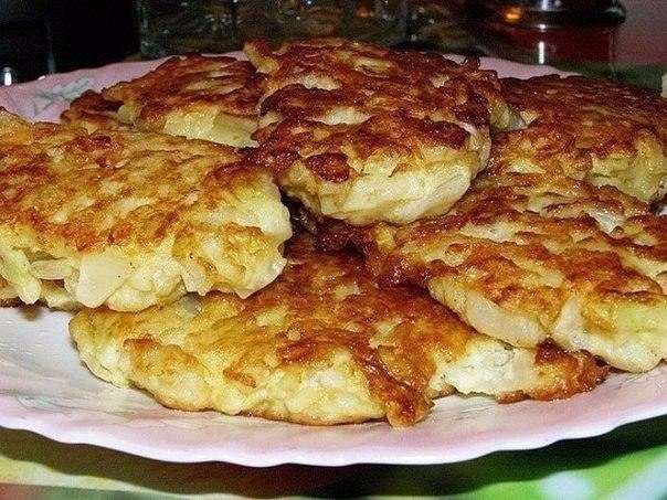 Диетические оладьи из сочной капусты! Кушать можно, сколько угодно!