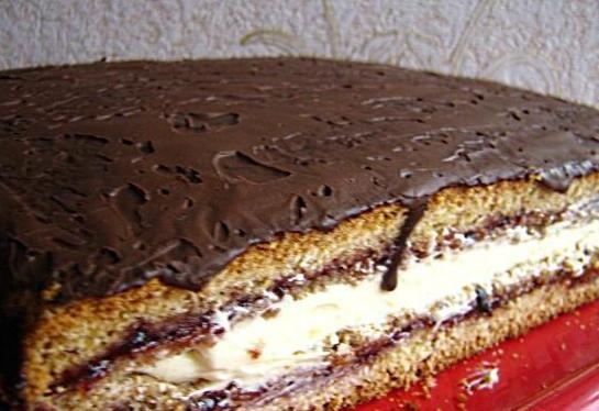 Рецепт многослойного торта