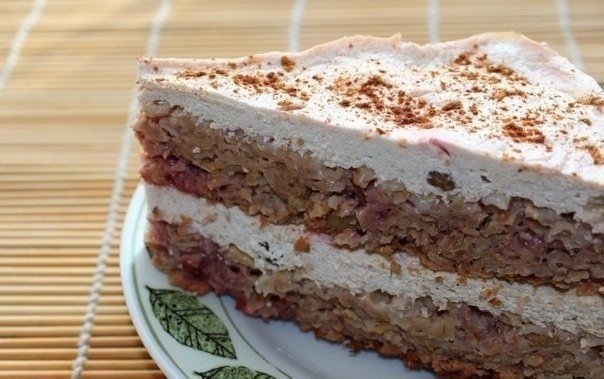 Пышный нежный тортик из самых полезных продуктов! Обязательно приготовьте!