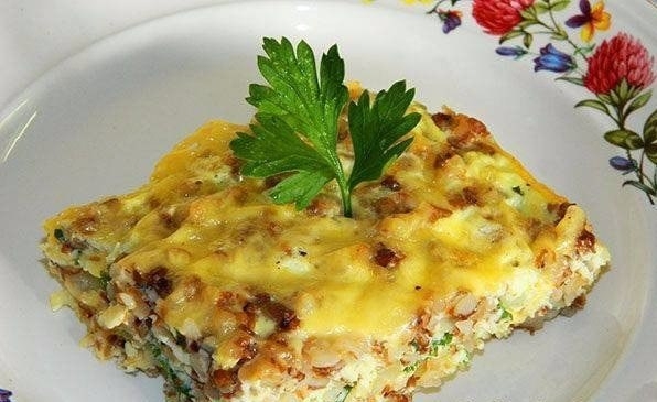 Невероятно вкусная, питательная запеканка из гречки! Такого вы еще не пробовали!