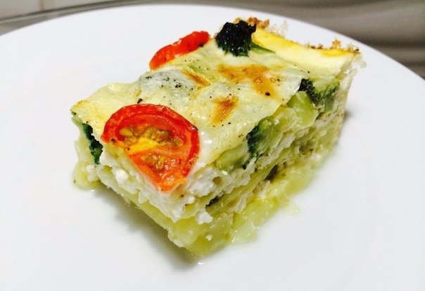 Вкуснейшая овощная запеканка с нежным сыром. Приготовьте обязательно!