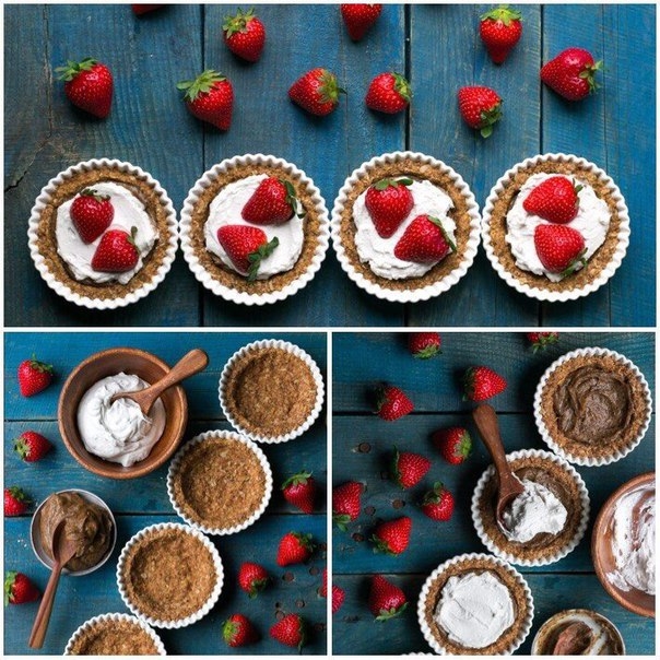 Клубничные корзиночки