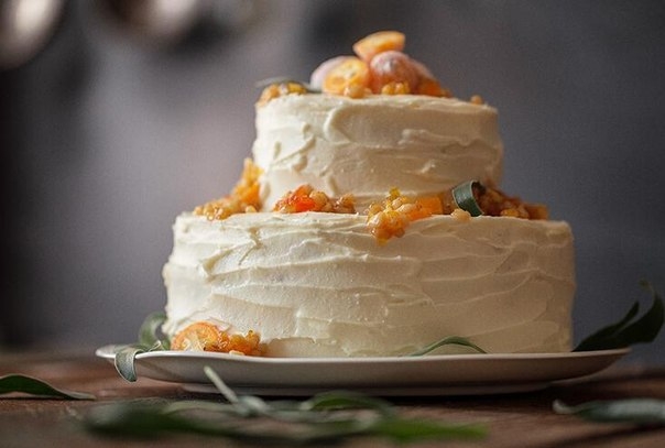 Рецепт торта с цитрусовыми и крем-сыром