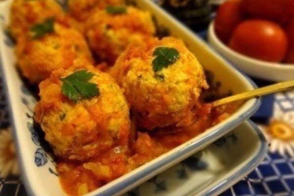 Яркие тефтели из такой полезной тыквы! Сплошное наслаждение!