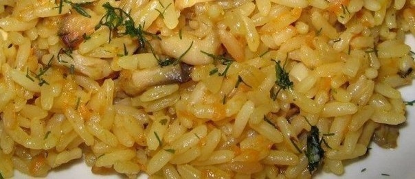 Очень сытно, и в то же время постно, приготовить плов с грибами! Ароматно и приятно!