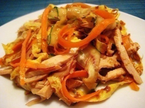 Замечательная идея для приготовления салата. Получается прекрасно!