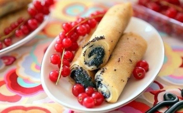 Прекрасные блинчики на десерт! Детки и взрослые будут в восторге!