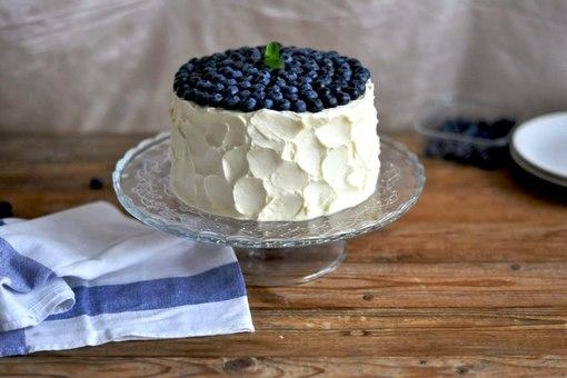 Chocolate Blueberry Mousse Cake.