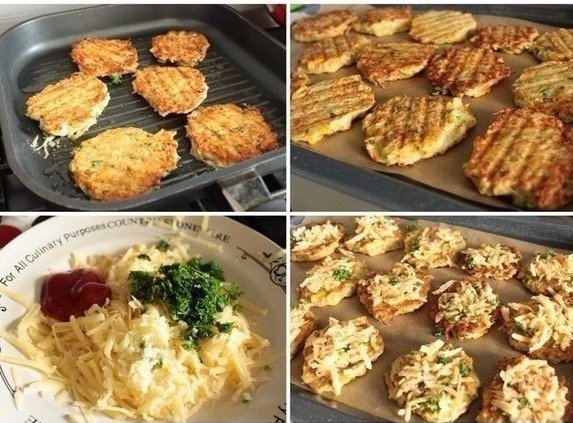 Пикантные оладьи с румяной сырной корочкой! Что может быть лучше для легкого перекуса?!