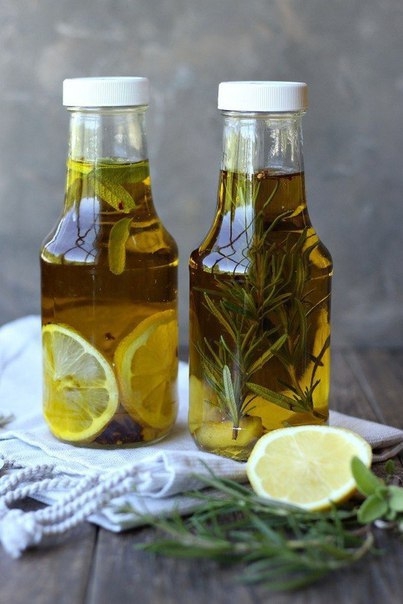 Лимонно-розмариновое масло к салатам