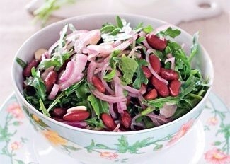 Яркий, вкусный, неповторимый салат! Попробуйте обязательно все, кто любит салаты с рукколой!