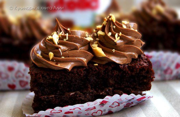 Шоколадное пирожное "Nutella"