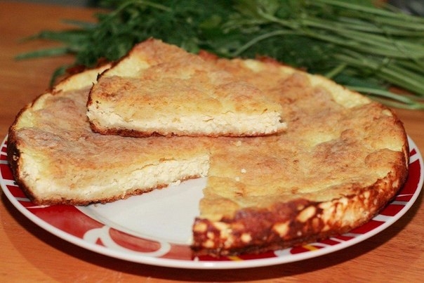 Пирог "Хачапури" (Пирог с брынзой̆ или сулугуни)