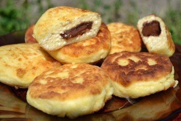 Для самых утонченных натур - шоколад во всём, даже в сырничках!