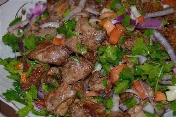 Пикантное блюдо с пряными травами и лучком! Мммм...вкуснятина!