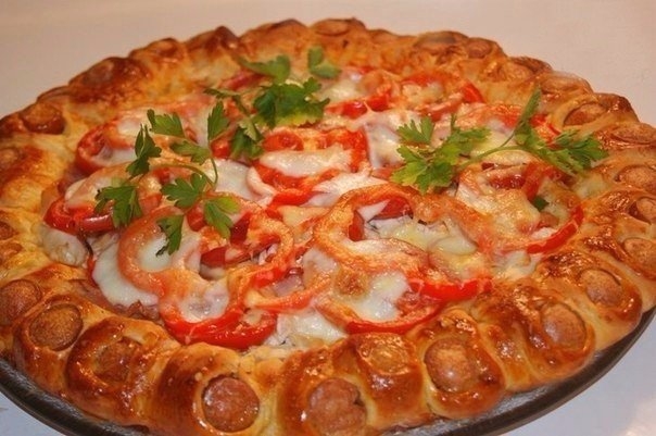 НАРЯДНЫЙ ПИРОГ С КУРИЦЕЙ