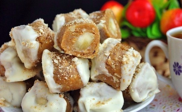 Очень нежные конфетки с любимым медовым вкусом бананчика! Мммм...потрясающе!