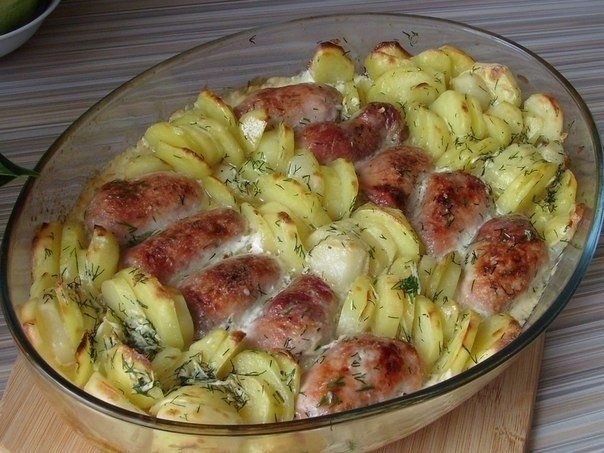 Ароматное мясное блюдо с нежной картошечкой в сливках! Это феноменально!