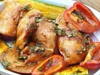 Курица в чесночном маринаде по-болгарски