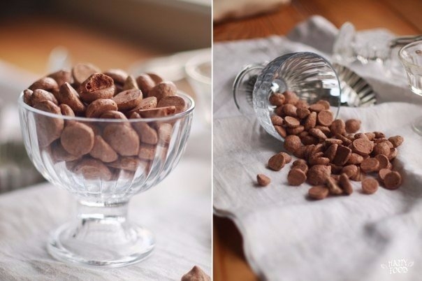Кофейно-шоколадные мини меренги