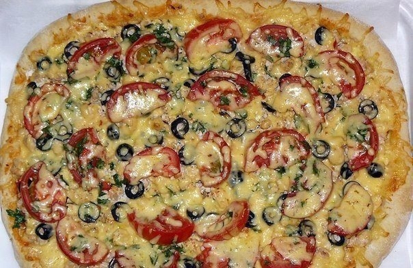 1.Пицца с вкусным краешком