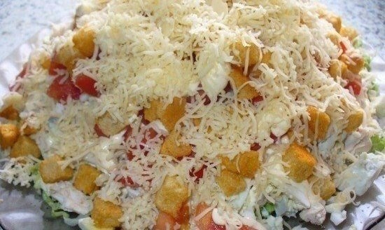 Салатик бомба! вкус ни с чем не сравнимый, попробуйте сами!