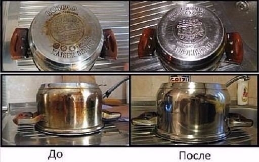 Хозяйкам на заметку! Отличная идея чистки посуды!