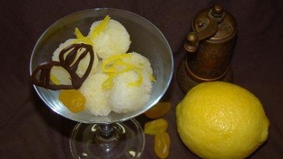 Лимонно-лаймовый сорбет