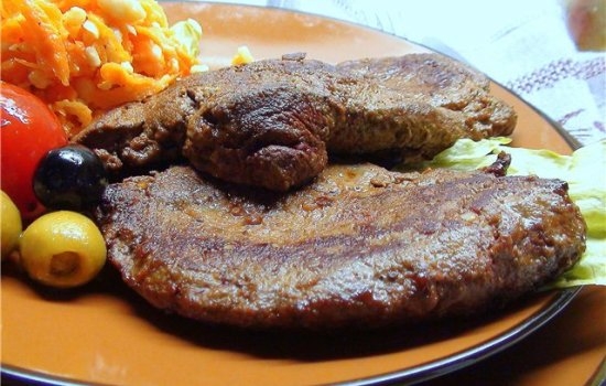 Отбивные из говяжьей печени Отбивные из говяжьей печени