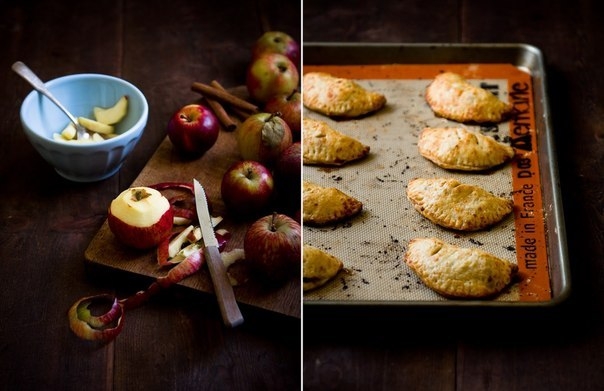 Пирожки с чеддером и яблоками