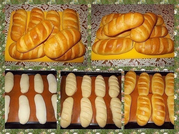 Вкусные домашние батоны &mdash; мягкие и воздушные, а корочка батона получилась тонкой и хрустящей. Угощай